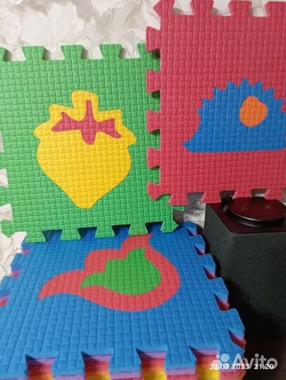 Пазл коврик тёплый пол