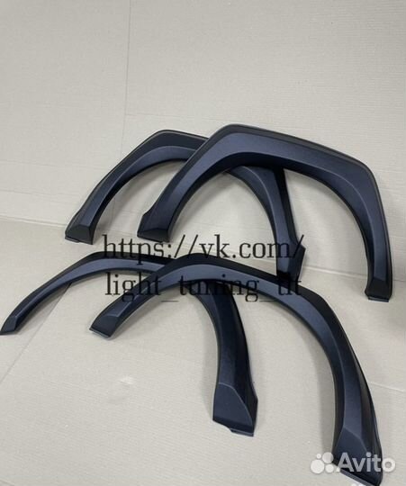 Накладки на арки Нива квадрантные