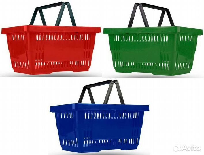 Корзина покупательская пластиковая