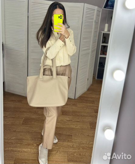 Шоппер с двумя ручками