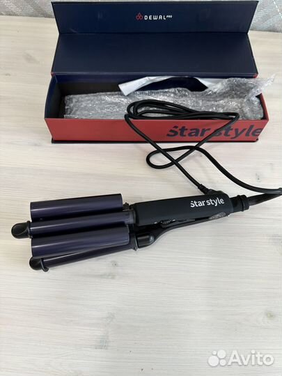 Щипцы тройная волна dewal 03-020