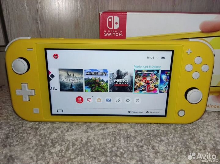 Прошитая новая Nintendo Switch Lite 128Gb+игры