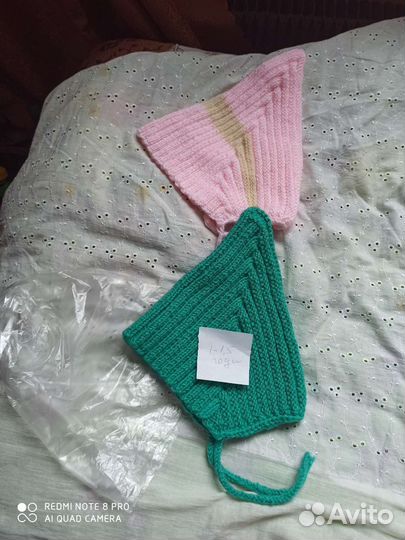 Эльф-чепчики для малышей ручной работы