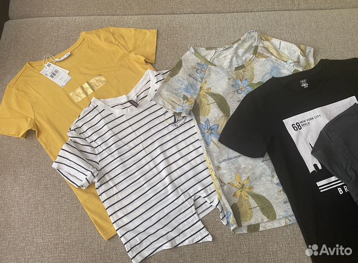 Футболки женские пакетом размер М (8 штук )