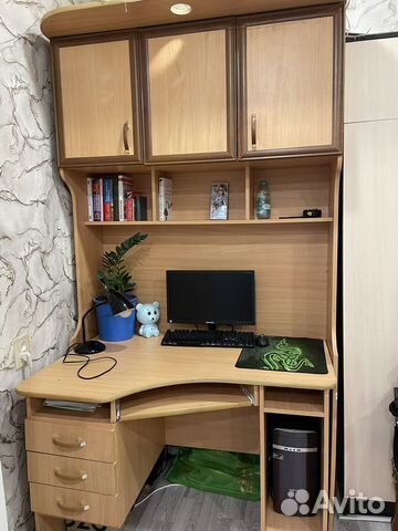 Компьютерный стол со шкафом бу