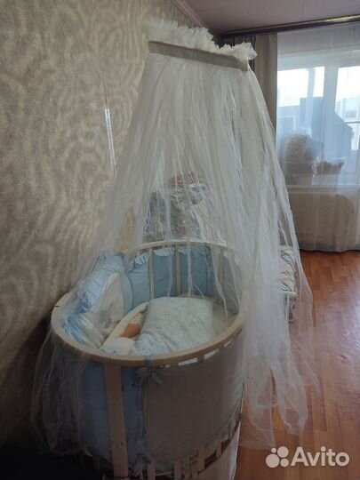 Балдахин в кроватку с держателем