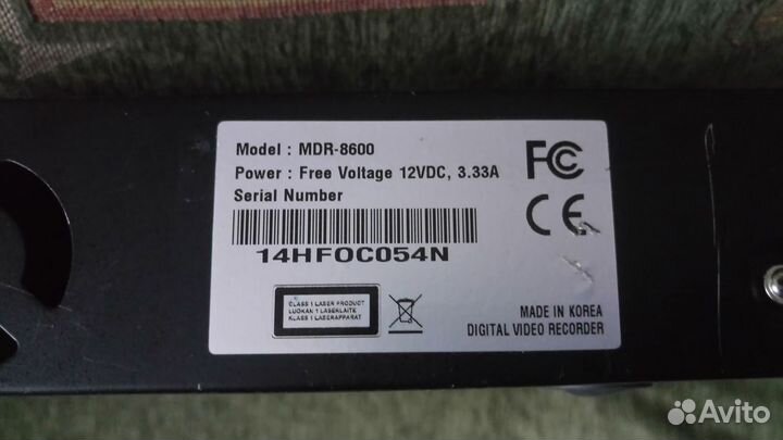 Видеорегистратор Digital Video recorder MDR-8600