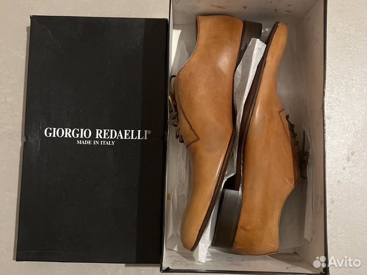 Туфли мужские 45 размер натуральная кожа Италия