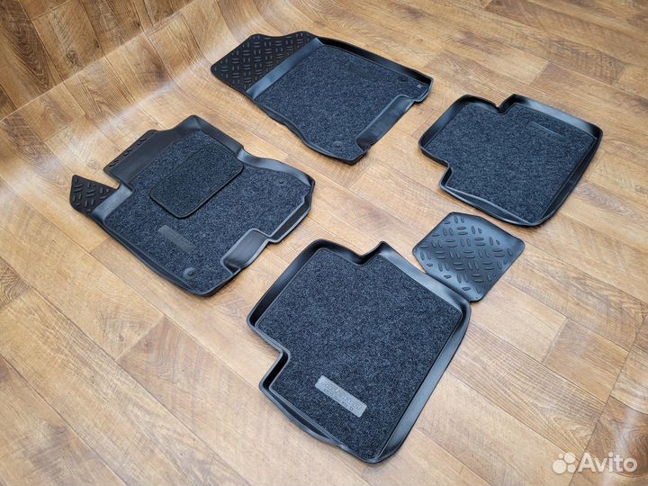 Коврики 3D LUX в салон Renault Koleos (2008-2016)