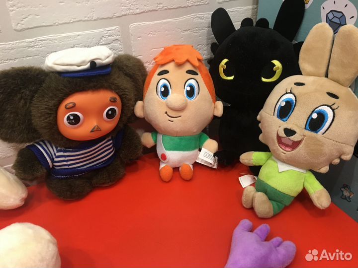 Игрушки мягкие разные