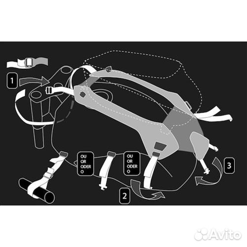 Bagster Rider сумка на бак с креплением Easy Trail