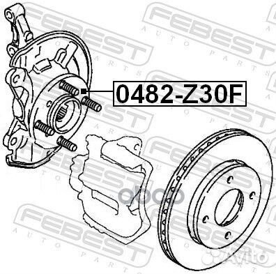 0482-Z30F к-кт подшипника ступицы перед. Mitsu