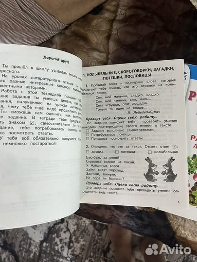 Рабочие тетради 1 класс