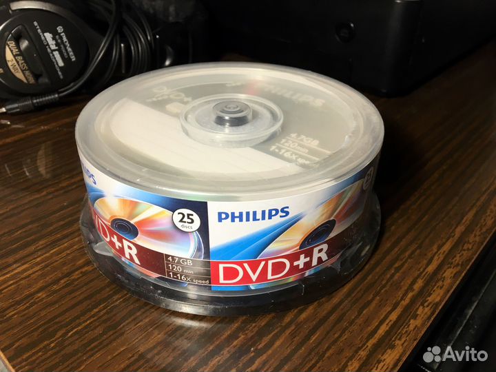 DVD диски philips новые