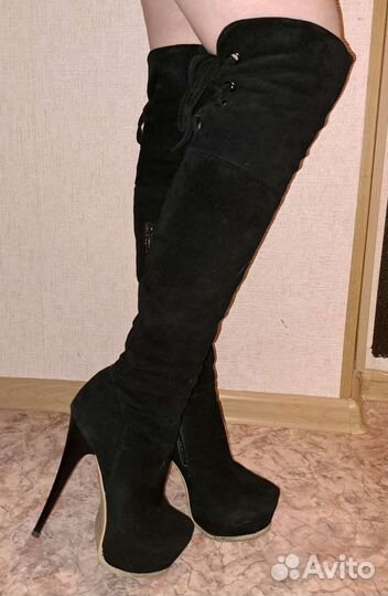 Сапоги ботфорты