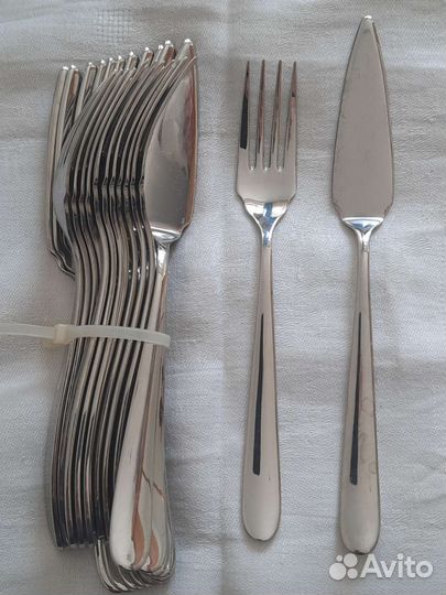 Набор столовых приборов для рыбы. Италия