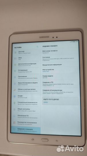 Планшет samsung galaxy tab a
