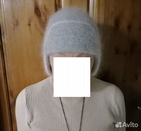 Шапка женская вязаная с 
