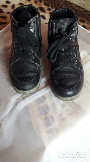 Ботинки натуральные