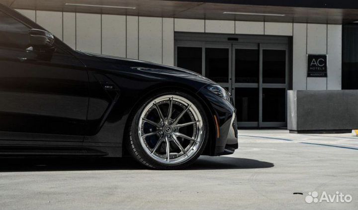 Кованые диски в стиле HRE для BMW M3 G80 R21
