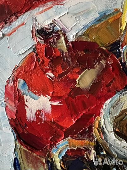 Картина маслом. Восточный натюрморт