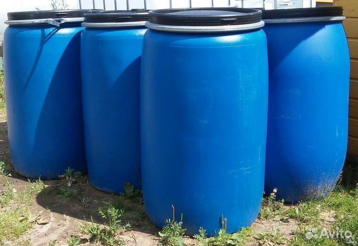 Бочка пластиковая 227 литров опт/розница