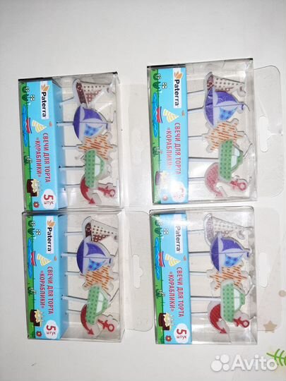 Всё для праздника:топпер, свечи на торт