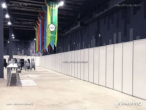 Аренда мобильных выставочных перегородок стендов