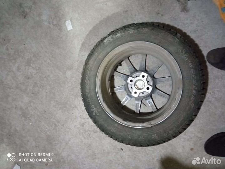 Литые диски r15 с резиной зимней