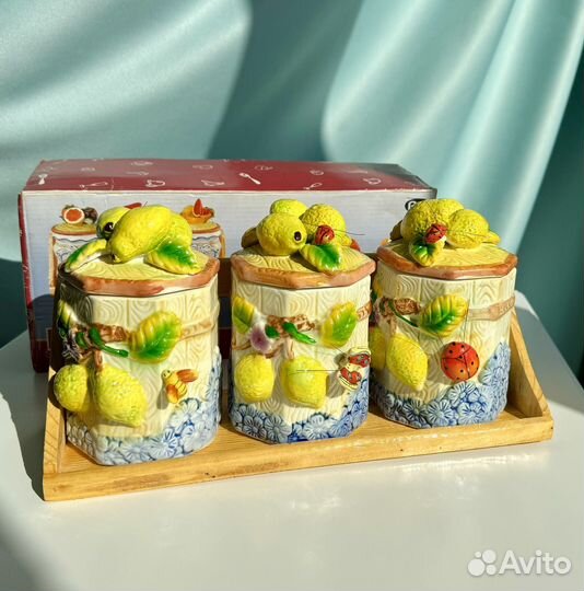 Набор банок для сыпучих продуктов Новый