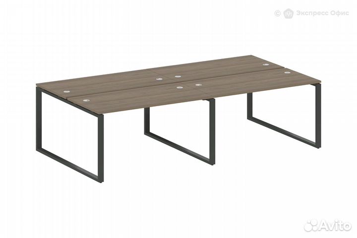 Стол-бенч двойной Metal system style бо.см-4.3