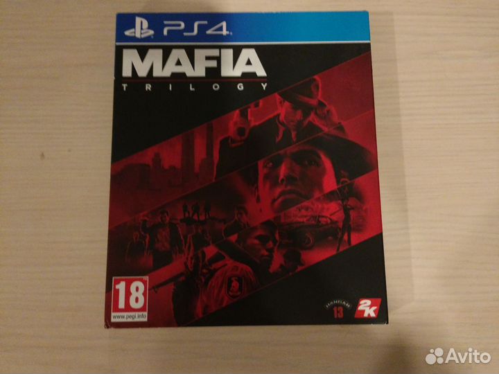 Игра для playstation ps4 Mafia Trilogy