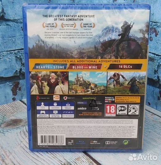 Игра на PS4 Ведьмак 3 Дикая охота (Новая)