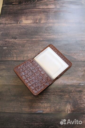 Автообложка натуральная кожа