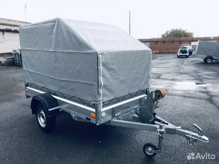 Прицеп 2,5х1,3 Оцинкованный, с тентом