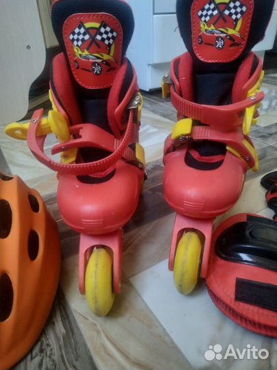 Роликовые коньки детские раздвижные 28-31