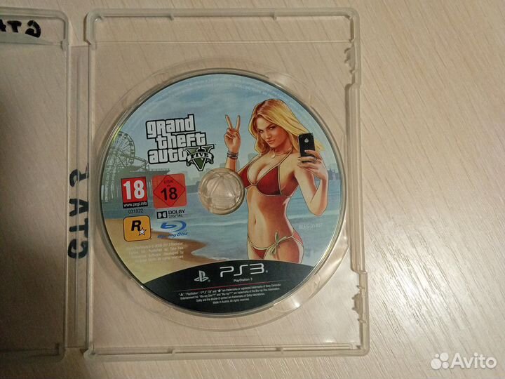 Диск на PS 3 gta 5