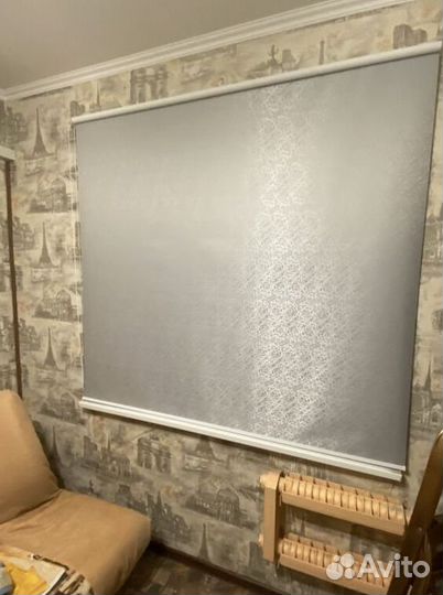 Рулонные шторы зебра в коробе E5653