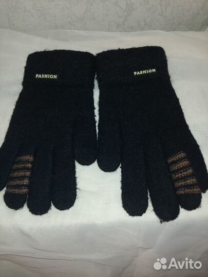 Перчатки женские шерстяные