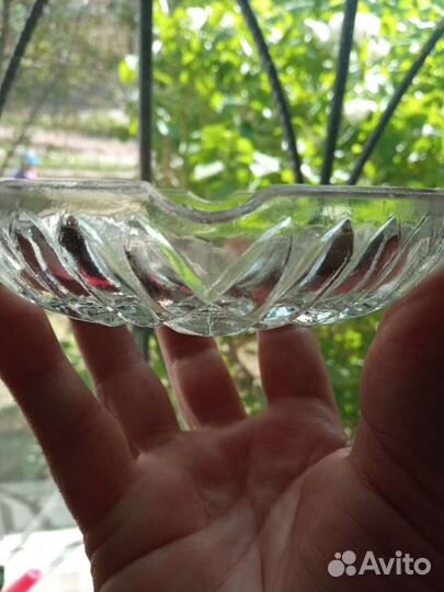 Пепельница СССР стекло