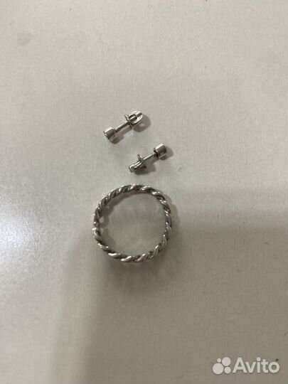 Серебряные серьги