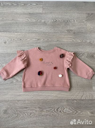 Свитшот на девочку zara 104 размер