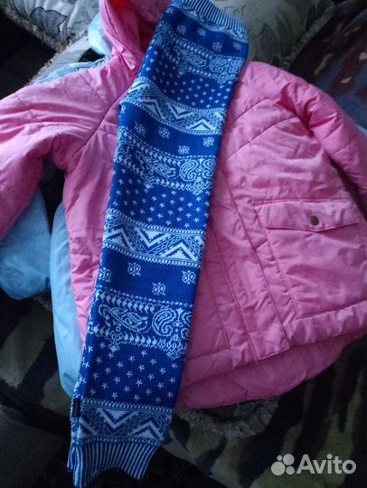 Теплые вещи для девочки 128-140