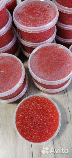 Красная икра кеты