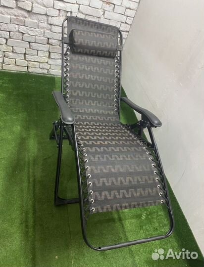 Шезлонг усиленный до 150 кг