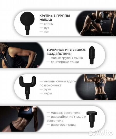 Новый перкуссионный массажер пистолет