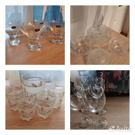 Посуда. Хрусталь. Стекло. Фарфор