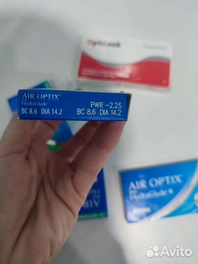 Линзы контактные