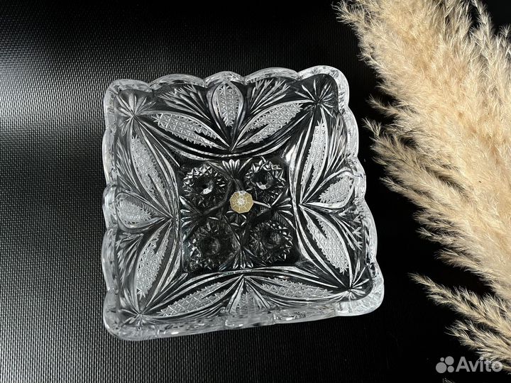 Новый хрустальный салатник