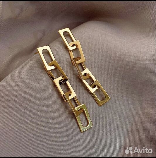 Серьги длинные